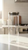 Pote Mantimento Vidro Borossilicato Tampa Inox 1,8L Pote Mantimento Vidro Borossilicato Tampa Inox 1,8L