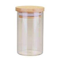 Pote Mantimentos 150 ml Vidro Boro com Tampa Bambu Mimo Style