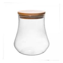 Pote Mantimentos 700ml Vidro C/ Tampa Bambu Rojemac Pote Mantimentos 700ml Vidro C/ Tampa Bambu Rojemac