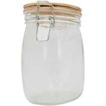 Pote mantimentos vd23024 vitreo 750ml hermetico vidro tp madeira mimo style Pote mantimentos vd23024 vitreo 750ml hermetico vidro tp madeira mimo style