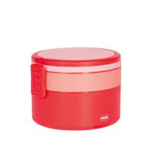 Pote Marmita 2 Andares Redondo com Alça - Vermelho Pote Marmita 2 Andares Redondo com Alça - Vermelho