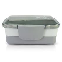 Pote Marmita De 2 Andares 950ml Jacki Design - Joy Cinza