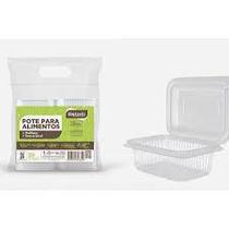 Pote Marmita Fitness 250 Ml Plástico Descartável Freezer Microondas Armazenamento de Alimentos - Rioplastic