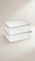 Pote Marmita Retangular 750ml c/ Tampa 144un Pote Marmita Retangular 750ml c/ Tampa 144un