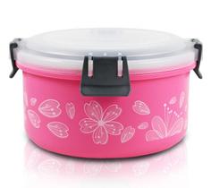 Pote Marmita rosa Inox 1100 ml (G) Jacki Design