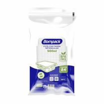 Pote Marmitex Com Tampa 500ml 24un Bompack Embrast Retangular Pote Marmitex Com Tampa 500ml 24un Bompack Embrast Retangular