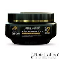 Pote Máscara Folha De Mandioca 250 Ml Creme Raiz Latina