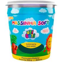 Pote massa de modelar 500g Verde Escuro Massinha Uti GuTi