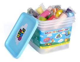 Pote Massa Modelar Soft Infantil Escolar UTIGUTI 40 unid. - 513001