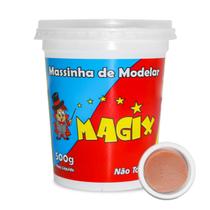 Pote Massinha De Modelar Infantil Escolar Atoxica Magix 500g