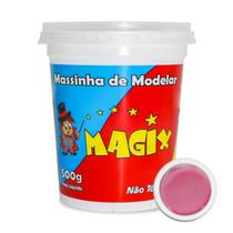Pote Massinha De Modelar Infantil Escolar Atoxica Magix 500g