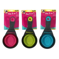 Pote, Medidor e Prendedor 3 em 1 Cores Sortidas 1 unidade Pote, Medidor e Prendedor 3 em 1 Cores Sortidas 1 unidade