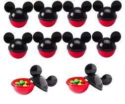 Pote Mickey Lembrança Festa Infantil Temática Kit C/ 10 Und