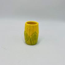 Pote Mini Milho em Cerâmica 50ml 7,5x4,5cm Pote Mini Milho em Cerâmica 50ml 7,5x4,5cm