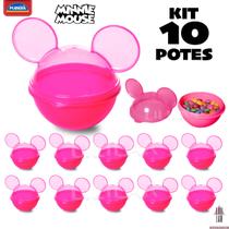 Pote Minnie Kit c/10 para Doces Lembrancinhas Festa 220ml