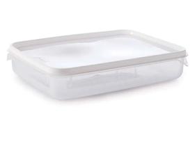 Pote Modulaine Com Tampa Resistente 2 Litros Freezer Micro-ondas Armazenamento Alimentos Organização Cozinha