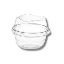 Pote Mousse com Tampa Alta 70ml Cristal G675 Galvanotek com 10 unidades