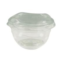 Pote Mousse com Tampa Baixa 70ml Cristal G675 Galvanotek com 250 unidades