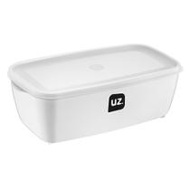 Pote Multiuso 1,5L Micro-ondas Freezer Resistente Plástico Premium Congelador Organizador Cozinha