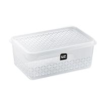 Pote Multiuso 1l Transparente Translucido De Plástico Uz Pote Multiuso 1l Transparente Translucido De Plástico Uz