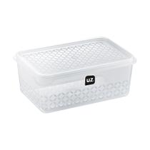Pote Multiuso 1l Transparente Translucido De Plástico Uz Pote Multiuso 1l Transparente Translucido De Plástico Uz