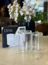 Pote multiuso de poliestireno com tampa my box 15cm x 9cm x 11,5cm