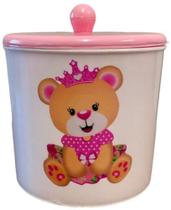 Pote Multiuso para quarto de Bebê Ursinha Princesa Pote Multiuso para quarto de Bebê Ursinha Princesa