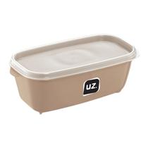 Pote Multiuso Premium Retangular 500 mL Armazenamento Alimentos Prático Polipropileno Livre de BPA Resistente Micro-ondas Freezer Pote Multiuso Premium Retangular 500 mL Armazenamento Alimentos Prático Polipropileno Livre de BPA Resistente Micro-ondas Freezer