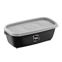 Pote Multiuso Premium Retangular 500 mL Armazenamento Alimentos Prático Polipropileno Livre de BPA Resistente Micro-ondas Freezer