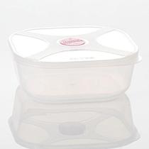Pote Multiuso Quadrado 740ml com Válvula Rosa - Top Line
