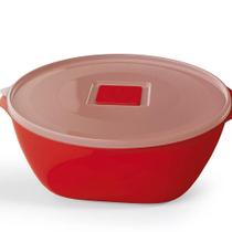 Pote Multiuso Redondo Uz C/ Tampa 4 Litros Premium Vermelho Pote Multiuso Redondo Uz C/ Tampa 4 Litros Premium Vermelho