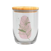 Pote Nadir Vert Bamboo Decorado Botanic 750ml - Embalagem com 12 Unidades Pote Nadir Vert Bamboo Decorado Botanic 750ml - Embalagem com 12 Unidades