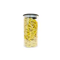 Pote Organizador 1400ml Dispensa Alimentos Fechamento Hermético Design Clássico Cozinha Tampa Preta Pote Organizador 1400ml Dispensa Alimentos Fechamento Hermético Design Clássico Cozinha Tampa Preta