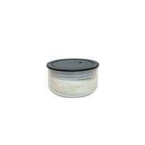 Pote Organizador 200ml Dispensa Alimentos Fechamento Hermético Design Clássico Cozinha Tampa Preta