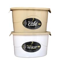 Pote organizador açúcar e café 1.900ml