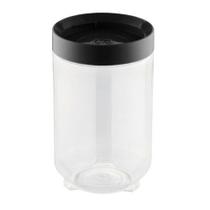Pote Organizador Conecta C/Tampa Rosqueável Preto 900ml Uz