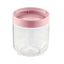 Pote Organizador Conecta C/Tampa Rosqueável Rosa 600ml Uz