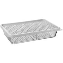 Pote Organizador de Frios Geladeira c/ Divisória Removível Pote Organizador de Frios Geladeira c/ Divisória Removível