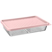 Pote Organizador de Frios Geladeira c/ Divisória Removível