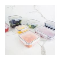 Pote Organizador de Geladeira OU Click Quadrado 800ML