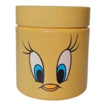 Pote Organizador de plástico amarelo piu piu e organizador de plástico redondo Pote Organizador de plástico amarelo piu piu e organizador de plástico redondo