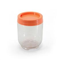 Pote Organizador Gire e Trave Empilha Fácil 380ml Laranja