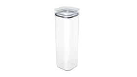 Pote organizador hermético 2,2 l transparente com tampa transparente