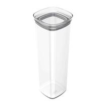 Pote Organizador Hermético Quadrado Block 2,0 Litros Natural - Ou