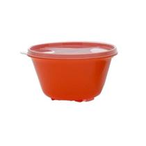 Pote Organizador Multiuso Alimentos Redondo 300m Laranja TOPLINE