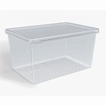 Pote Organizador Multiuso Transparente com Tampa 2,9L