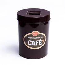 Pote organizador para café redondo de plástico