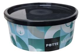 Pote Organizador Passeio Petiscos Redondo Pet 1,4 L Potte