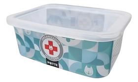 Pote Organizador Passeio Petiscos Retangular Pet 1,4 L Potte Pote Organizador Passeio Petiscos Retangular Pet 1,4 L Potte