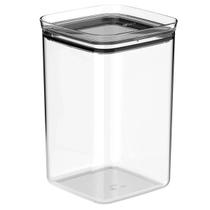 Pote Organizador Porta Mantimentos Hermético 3,5L Ou Linha Block Plástico Natural Pote Organizador Porta Mantimentos Hermético 3,5L Ou Linha Block Plástico Natural